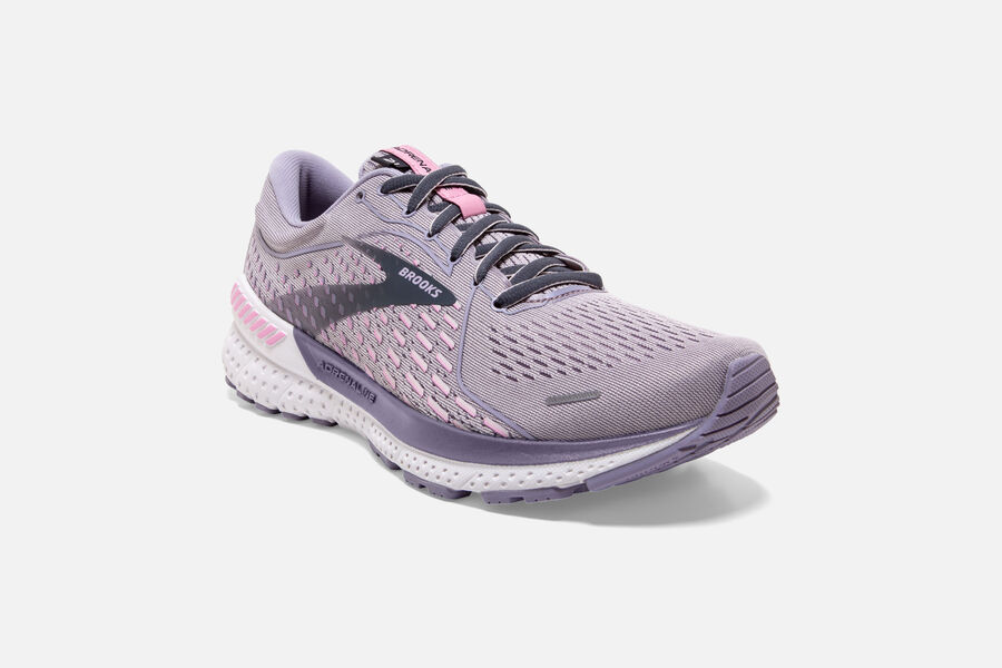 Brooks Israel Adrenaline GTS 21 Road Running Shoes Womens - Pink - OKD-935704